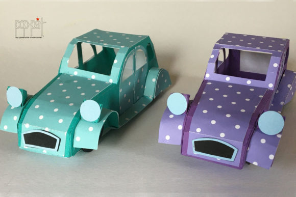 2CV Car 3D SVG: Nostalgic Shapes for Crafters