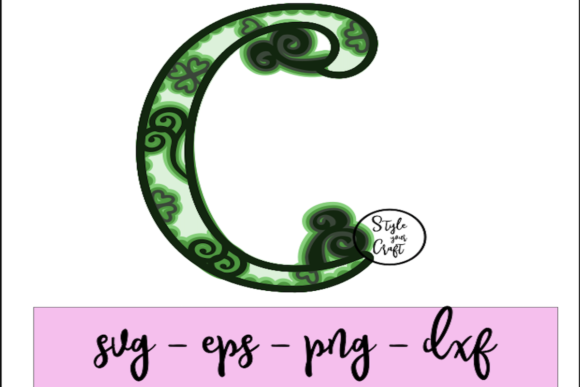 3D Multilayer Letter C: 3D SVG Shapes Review