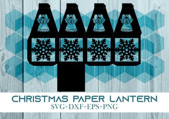 Christmas Paper Lantern Series 0108 3D SVG for Festive Handmade Business Projects