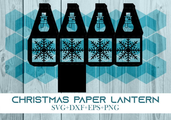 Christmas Paper Lantern Series 0123: A 3D SVG That Elevates Holiday Content