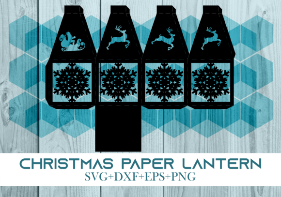 Christmas Paper Lantern Series 0427: A 3D SVG Review