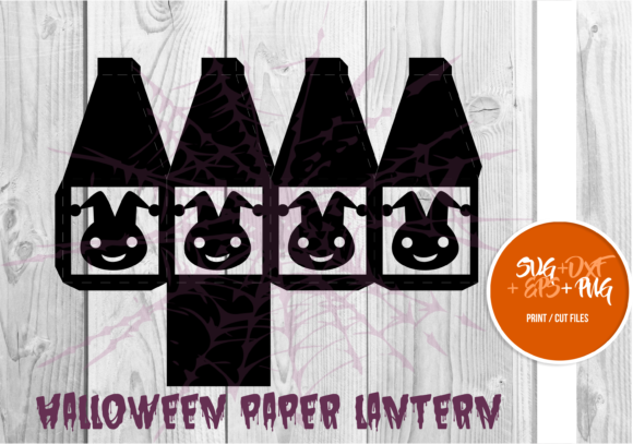 Halloween Paper Lantern Series 091: 3D SVG Shapes