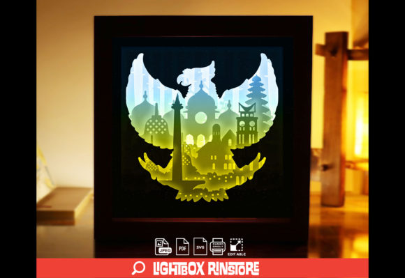Indonesia 3D Paper Cut Light Box Review